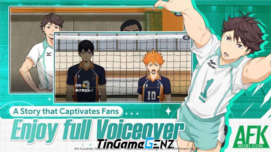 Game thể thao Haikyu Touch The Dream: Hãy chạm tới ước mơ từ anime Vua Bóng Chuyền.