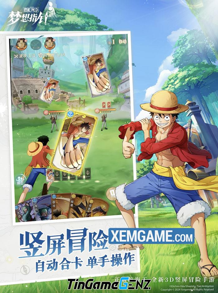 Game thẻ tướng mới One Piece: Dream Pointer với hình ảnh chuẩn manga