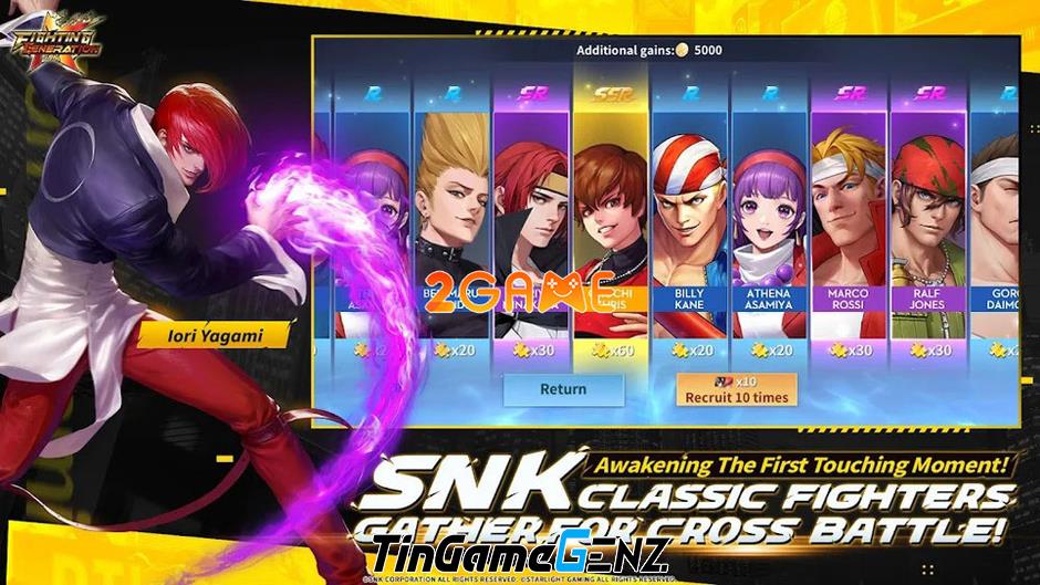 Game thẻ tướng SNK: Fighting Masters - Chiến đấu cùng dàn nhân vật The King of Fighters