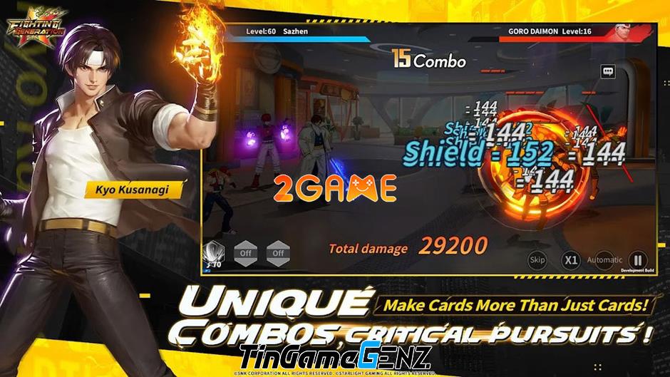 Game thẻ tướng SNK: Fighting Masters - Chiến đấu cùng dàn nhân vật The King of Fighters