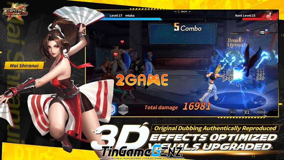 Game thẻ tướng SNK: Fighting Masters - Chiến đấu cùng dàn nhân vật The King of Fighters