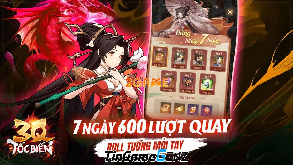 Game thẻ tướng Tam Quốc 3Q Tốc Biến sẽ ra mắt tại Việt Nam vào tháng 3/2024