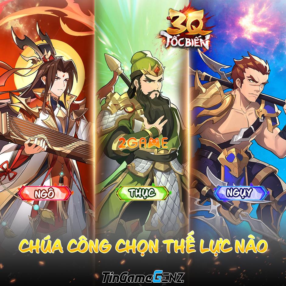 Game thẻ tướng Tam Quốc 3Q Tốc Biến sẽ ra mắt tại Việt Nam vào tháng 3/2024