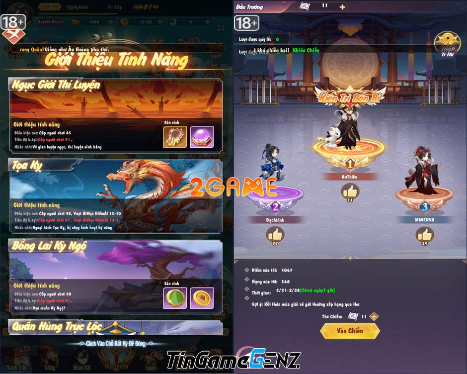 Game thẻ tướng Vạn Giới PK: Yên tâm cày chay lên VIP