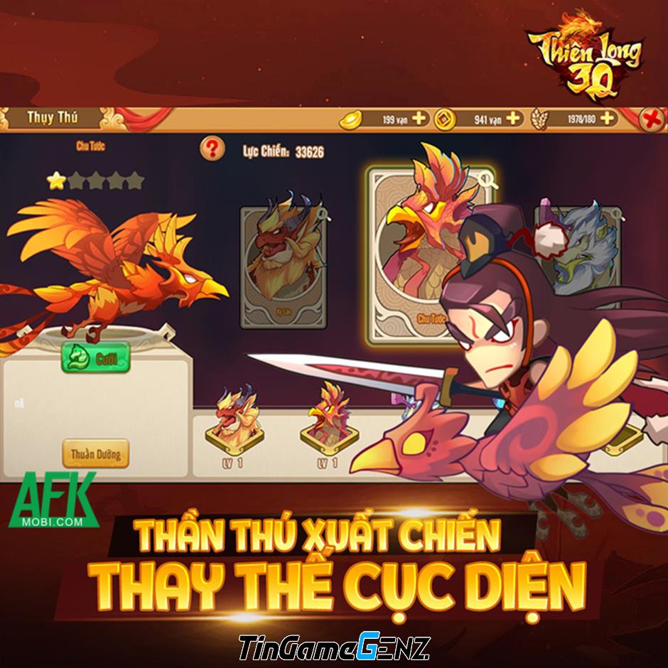 Game Thiên Long 3Q - Đấu tướng Tam Quốc cưỡi Rồng cưỡi Phượng chính thức ra mắt tại Việt Nam