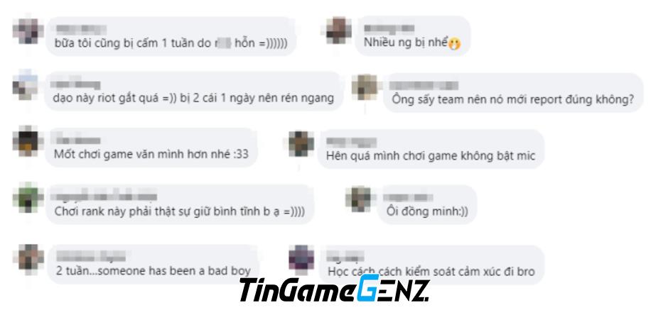 Game thủ bị Riot cấm chơi game trong 2 tuần vì vi phạm quy định nói tục.