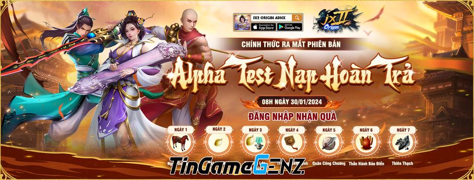 Game thủ chờ đợi thử nghiệm Alpha Test JX2 Origin trên ADNX Mobile