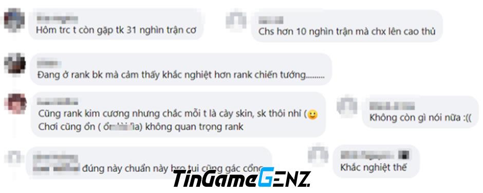 Game thủ chơi Liên Quân đánh hơn 10.000 trận và không thăng lên rank Tinh Anh