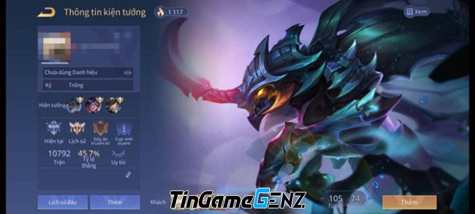 Game thủ chơi Liên Quân đánh hơn 10.000 trận và không thăng lên rank Tinh Anh