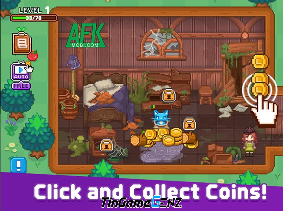 Game thủ có thể làm bạn với chú Mèo pháp thuật qua Lucky Cat Clicker