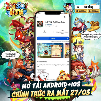 Game thủ đã có thể tải 3Q Tí Nị để chờ trải nghiệm game Tam Quốc hay