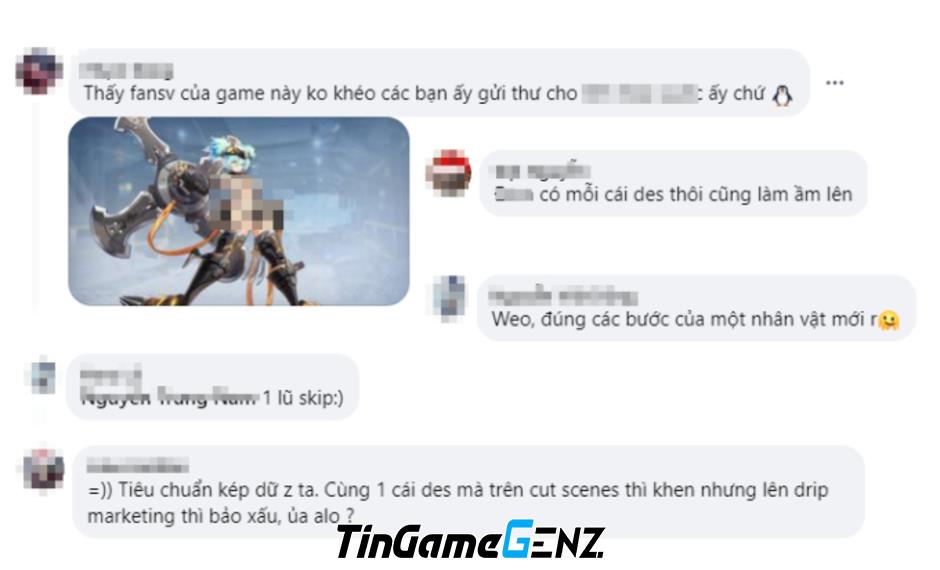 Game thủ miHoYo lên án thiết kế hở bạo, drama game tiếp theo nổi lên.