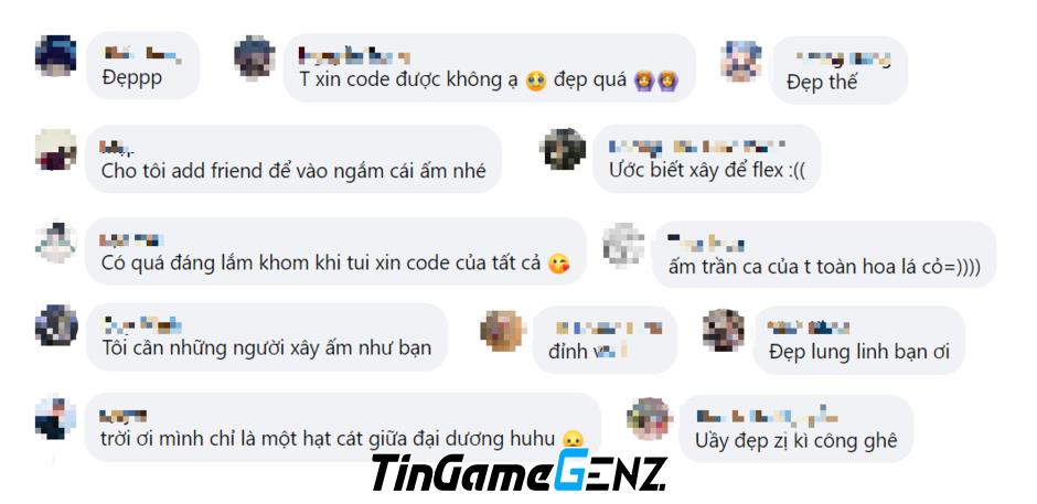 Game thủ nữ Genshin xây Ấm Trần Ca đẹp như tranh vẽ