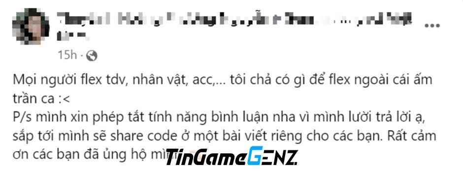 Game thủ nữ Genshin xây Ấm Trần Ca đẹp như tranh vẽ