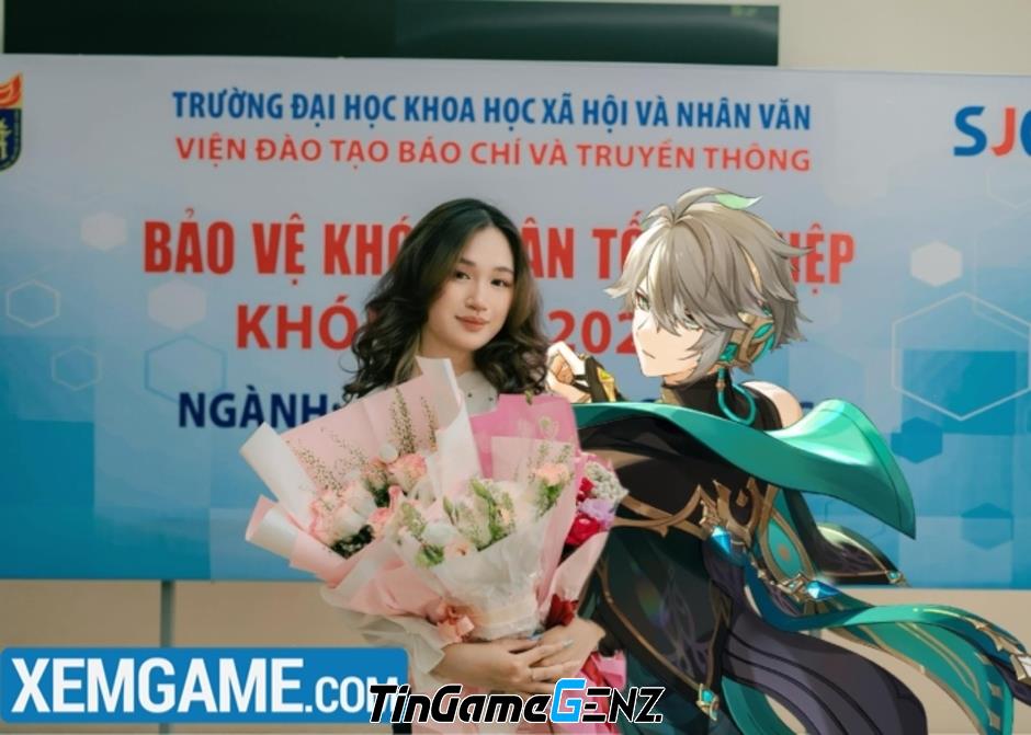 Game thủ nữ Việt dùng Genshin Impact trong bài luận tốt nghiệp để đạt điểm cao