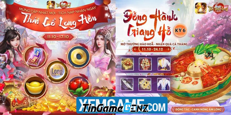 Game thủ Tân Thiên Long Mobile hưởng ứng chuỗi sự kiện ingame Chế Y Phục Cẩm