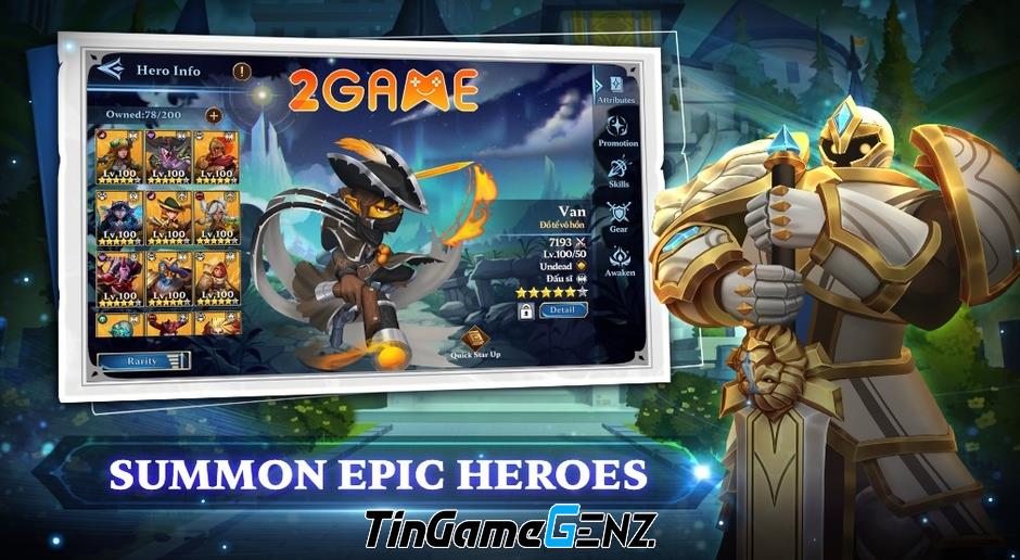 Game thủ thành Heroes Defense do người Việt phát triển