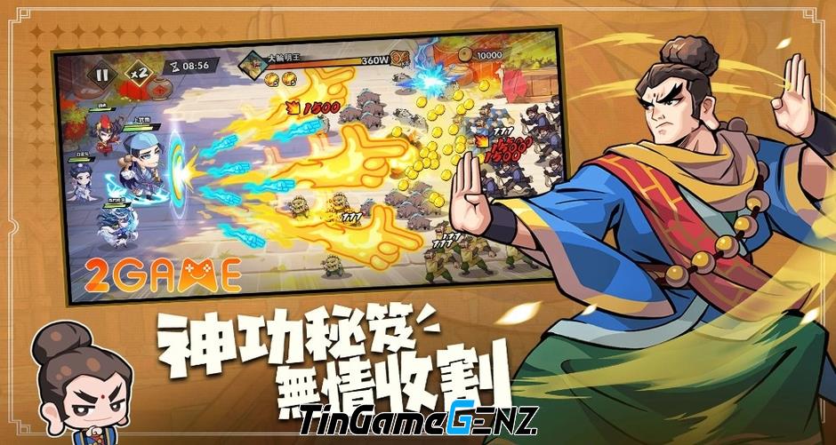 Game thủ thành roguelike KungFu Star trong bối cảnh võ hiệp Kim Dung