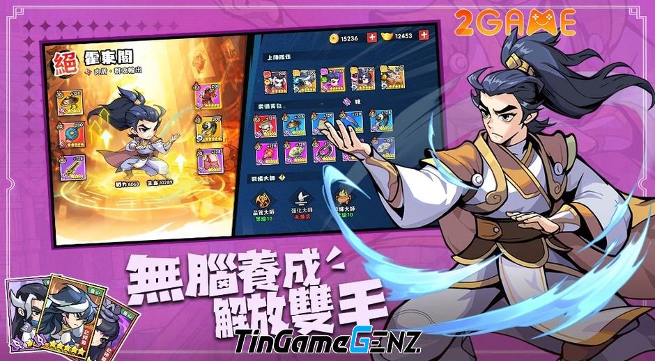 Game thủ thành roguelike KungFu Star trong bối cảnh võ hiệp Kim Dung