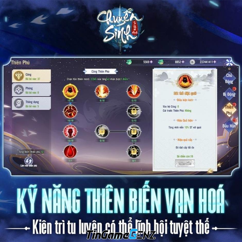 Game tiên hiệp nhập vai 