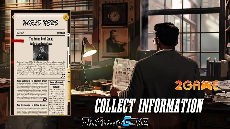 Game trinh thám CrimeBot 2: Unsolved Cold Case – Giải quyết vụ án bí ẩn