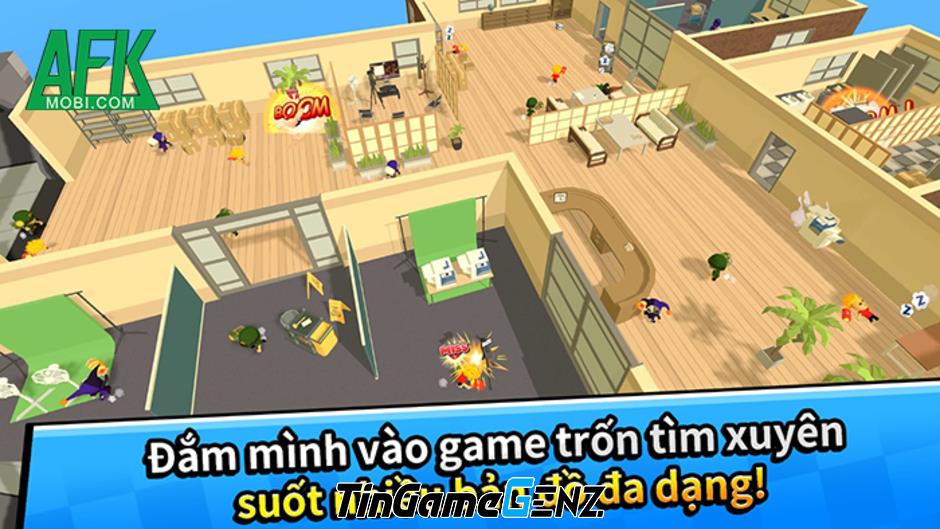 Game trốn tìm Hide N Seek Adventure với phong cách đối kháng mới