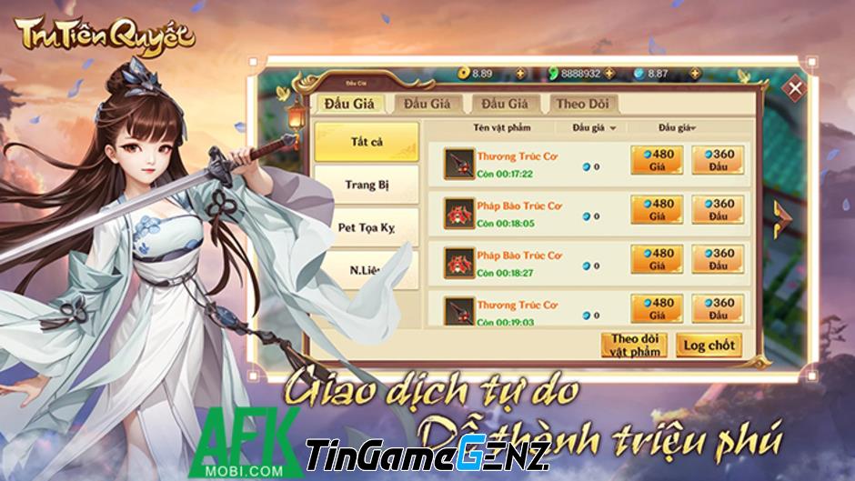 Game Tru Tiên Quyết – Tuyệt Thế Tiên Giới đã chính thức nhập vai vào Việt Nam