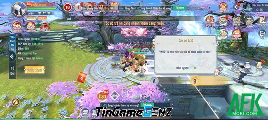 Game Tu Tiên Giới – VTC: Trải nghiệm cảm giác phiêu diêu trên con đường Tu tiên Nhập ma