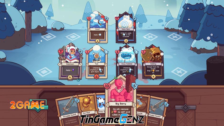 Game Wildfrost: Đấu bài roguelike với cơ chế thú vị