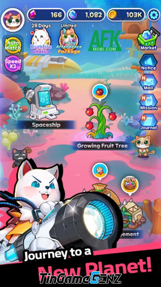 Game xếp Kim Cương Pome Rumble M với hình ảnh dễ thương