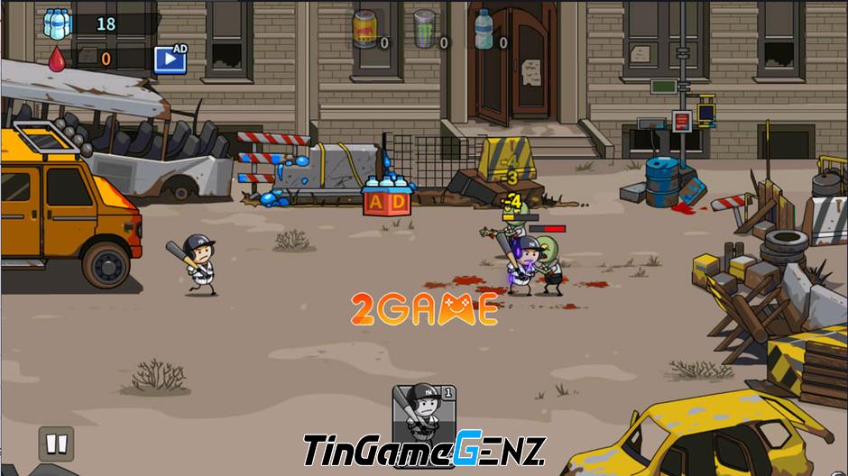 Game Zombie Buster: Bus Blitz - Chiến thuật thủ thành diệt zombies không tưởng