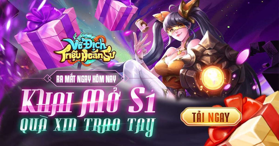 Game4V trao tặng mã quà tặng Vô Địch Triệu Hoán Sư để chúc mừng sự ra mắt của trò chơi vào ngày 06/09.