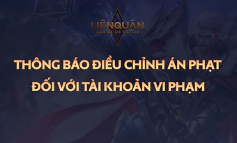 Garena tăng án phạt cho vi phạm Hack Map trong Liên Quân Mobile.