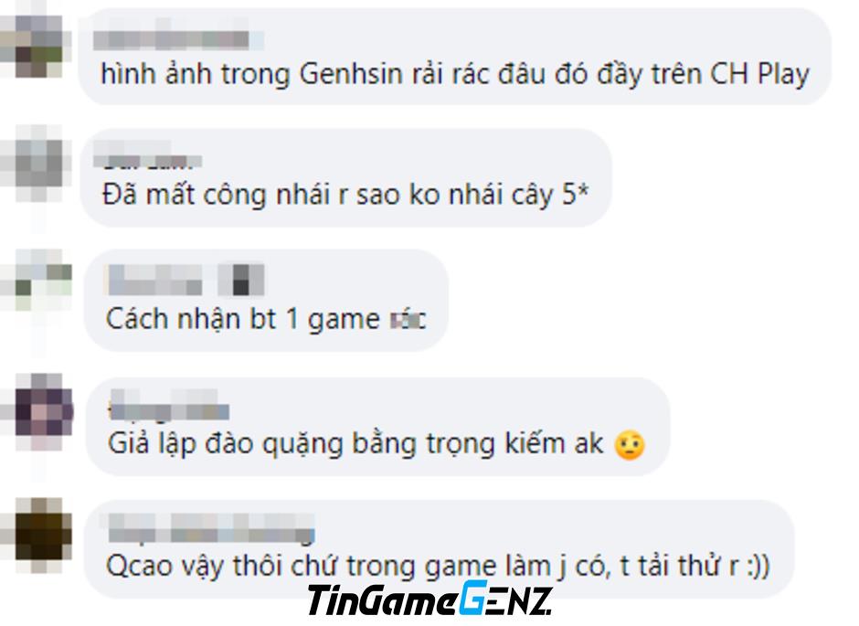 Genshin - Game sinh tồn đạo nhái gây hoen ố