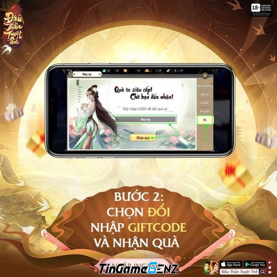 Gift code Đấu Thần Tuyệt Thế - Một sản phẩm độc quyền của Mọt Game