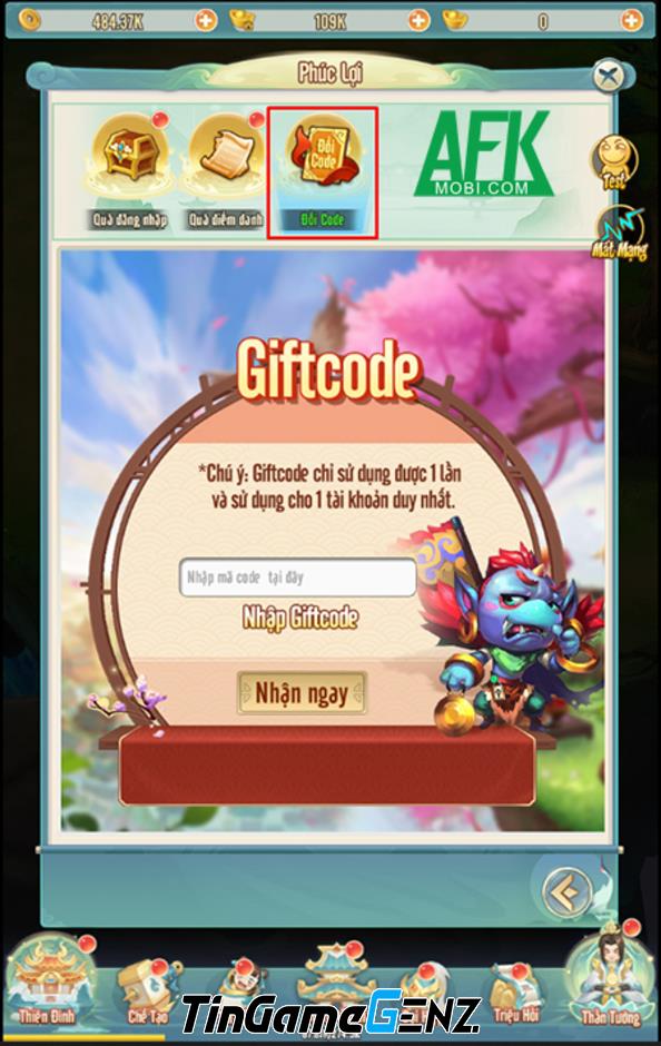 Gift code game Đại Hiệp Thỉnh Kinh mới nhất trong tháng