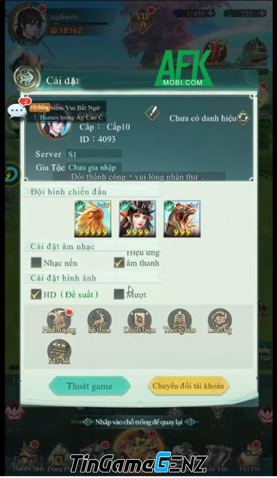 Gift code game Sơn Hải Kinh 3D Mobile mới nhất tháng này