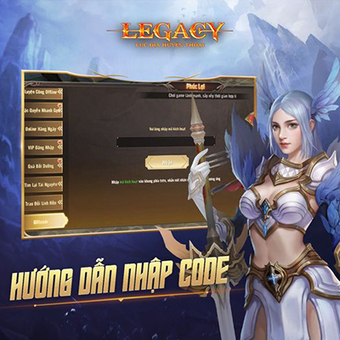 Gift code mới nhất cho game Legacy: Lục Địa Huyền Thoại trong tháng này