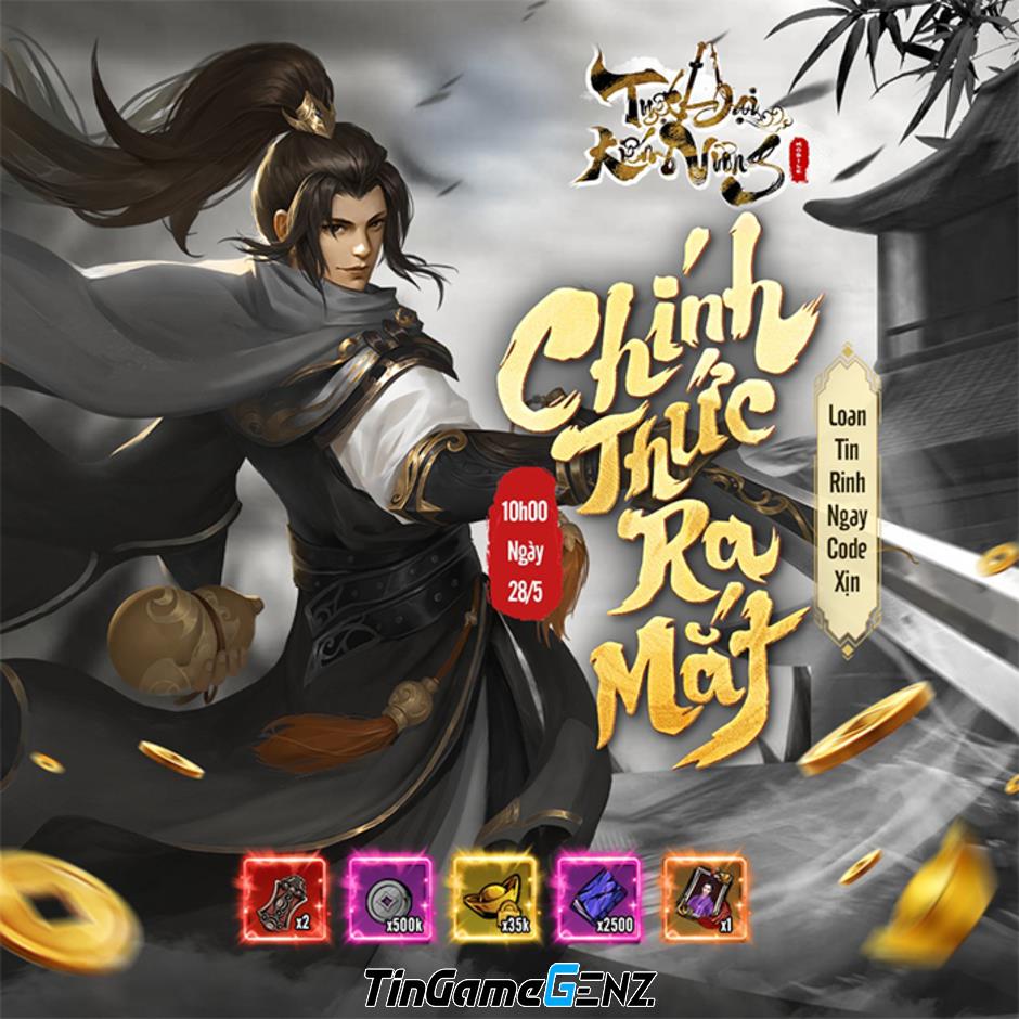 Gift code mới nhất game Tuyệt Đại Kiếm Vương trong tháng