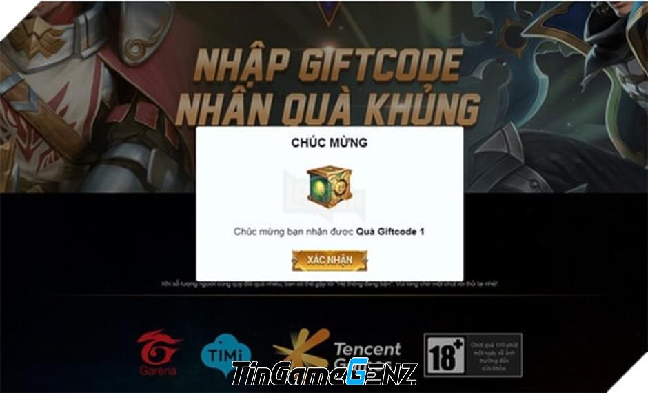 Giftcode Liên Quân Mobile Tháng 1/2024 và hướng dẫn nhập để nhận quà miễn phí.