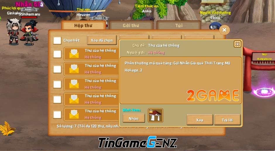 Giftcode mới nhất của game Mộc Diệp Truyền Thuyết