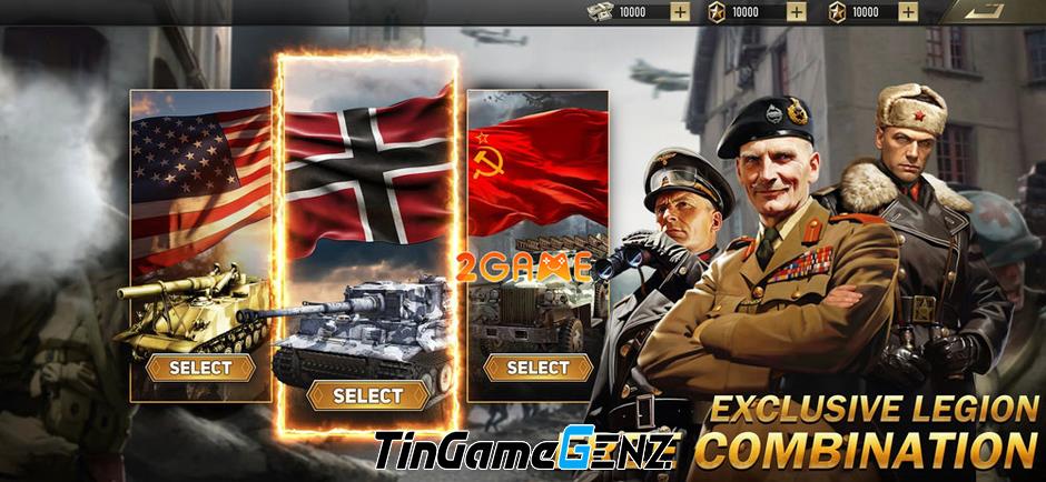 Grand War: WW2 - Game chiến thuật Thế Chiến Thứ 2 đỉnh cao