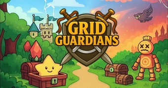 "Grid Guardians: Chiến Lược Xây Dựng và Chiến Đấu Để Bảo Vệ Vương Quốc Của Bạn!"