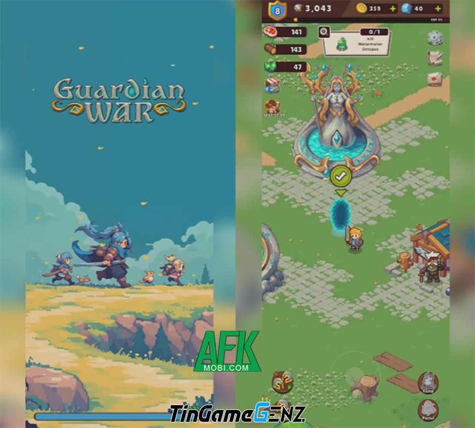 Guardian War: RPG Pixel Games - Hành trình giải cứu Công Chúa kịch tính