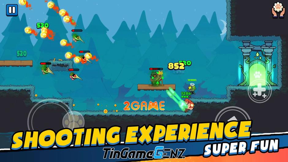 Gun Run: Auto Shooting Sniper - Game bắn súng ngang màn hình vui nhộn đã mở đăng ký sớm trên Android.