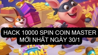 Hack Coin Master: 10.000 Spin Link ngày 30/1/2024 cho Android và IOS - Phiên bản mới nhất