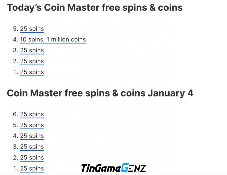 Hack Coin Master Vô Hạn Spin và Coin ngày 6/1/2024 cho Android và IOS - Phiên bản mới nhất