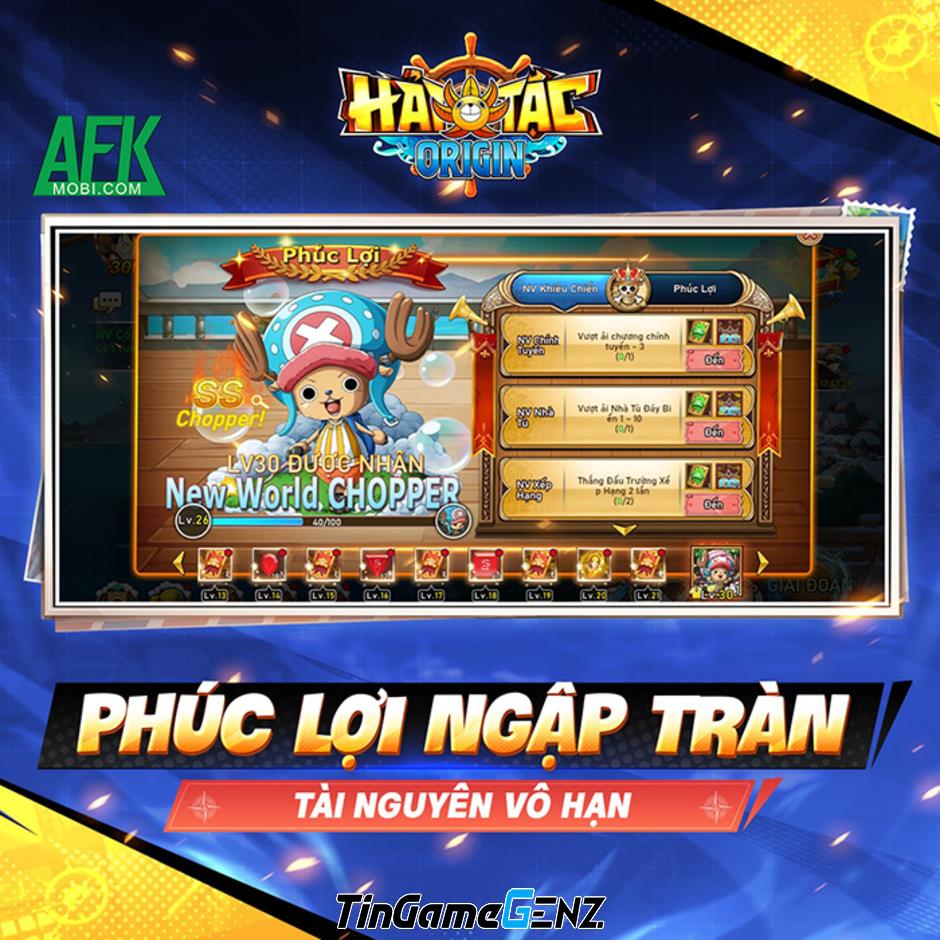 Hải Tặc Origin ra mắt game chủ đề One Piece tại Việt Nam