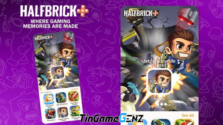 Halfbrick Studios phát hành Jetpack Joyride Classic trên cả Android và iOS.