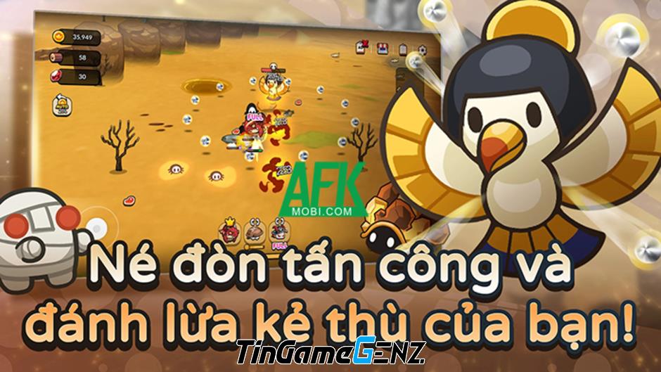 Hành trình chiến đấu với quái vật cùng Mushroom Go